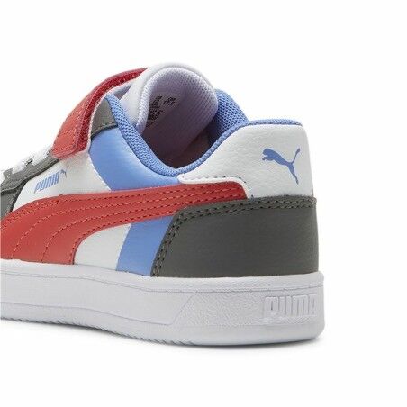 Scarpe da Tennis Casual Bambino Puma Caven 2.0 Block Cool Bianco Grigio