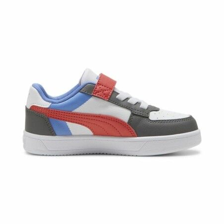 Scarpe da Tennis Casual Bambino Puma Caven 2.0 Block Cool Bianco Grigio