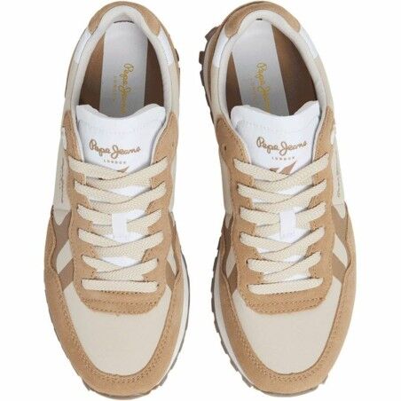 Scarpe Casual da Donna Pepe Jeans Brit-On Prints Bianco Beige