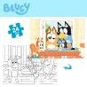 Puzzle per Bambini Bluey Double-face 24 Pezzi 50 x 35 cm (12 Unità)