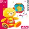 Peluche con Suono Winfun Gatto 16 x 17,5 x 10,5 cm (6 Unità)