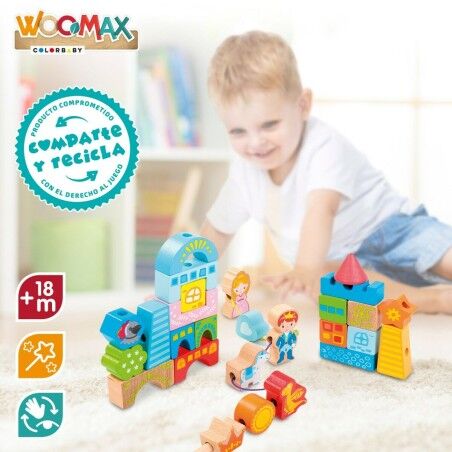 Set di Costruzioni Woomax 32 Pezzi (6 Unità)
