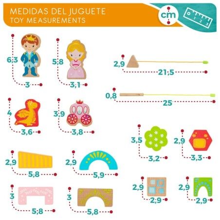 Set di Costruzioni Woomax 32 Pezzi (6 Unità)