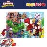 Puzzle per Bambini Spidey Double-face 24 Pezzi 70 x 1,5 x 50 cm (6 Unità)