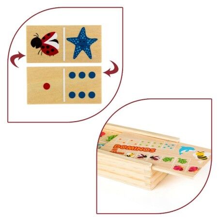 Domino Woomax animali (12 Unità)
