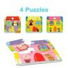 Puzzle Lisciani Carotina Baby 16 x 1 x 16,5 cm Fattoria 4 in 1