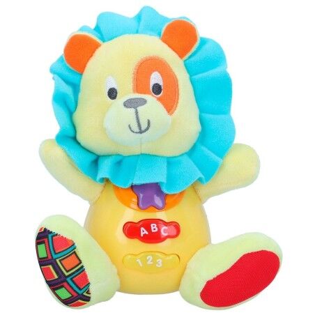 Peluche con Suono Winfun Leone 15 x 15 x 9 cm (6 Unità)