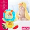 Peluche con Suono Winfun Leone 15 x 15 x 9 cm (6 Unità)
