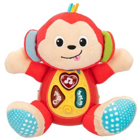Peluche con Suono Winfun Scimmia 18 x 20,5 x 12,5 cm (6 Unità)