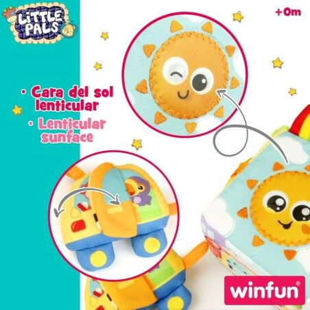 Carrillon Culla Winfun Stoffa Plastica 11,5 x 11,5 x 11,5 cm (6 Unità)