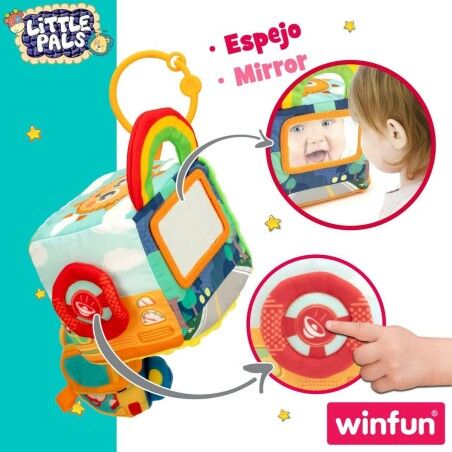 Carrillon Culla Winfun Stoffa Plastica 11,5 x 11,5 x 11,5 cm (6 Unità)