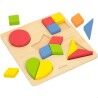 Puzzle di Legno per Bambini Woomax Forme + 12 Mesi 16 Pezzi (6 Unità)