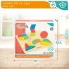 Puzzle di Legno per Bambini Woomax Forme + 12 Mesi 16 Pezzi (6 Unità)