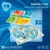 Tabellone per Parcheesi e Gioco dell'Oca Colorbaby 25 x 1 x 25 cm (25 Pezzi) (6 Unità)