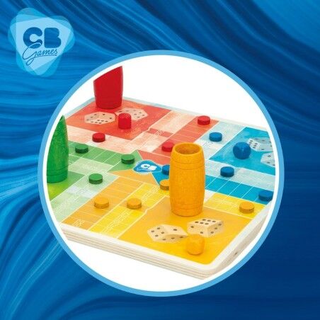 Tabellone per Parcheesi e Gioco dell'Oca Colorbaby 25 x 1 x 25 cm (25 Pezzi) (6 Unità)