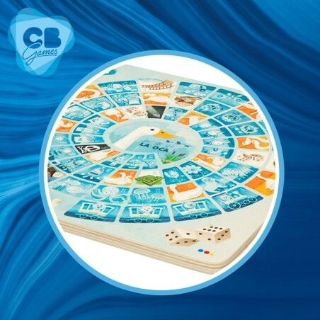 Tabellone per Parcheesi e Gioco dell'Oca Colorbaby 25 x 1 x 25 cm (25 Pezzi) (6 Unità)