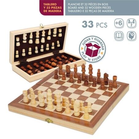 Scacchi Colorbaby Legno (6 Unità)