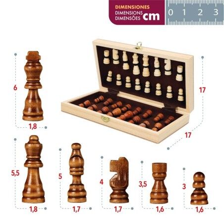 Scacchi Colorbaby Legno (6 Unità)