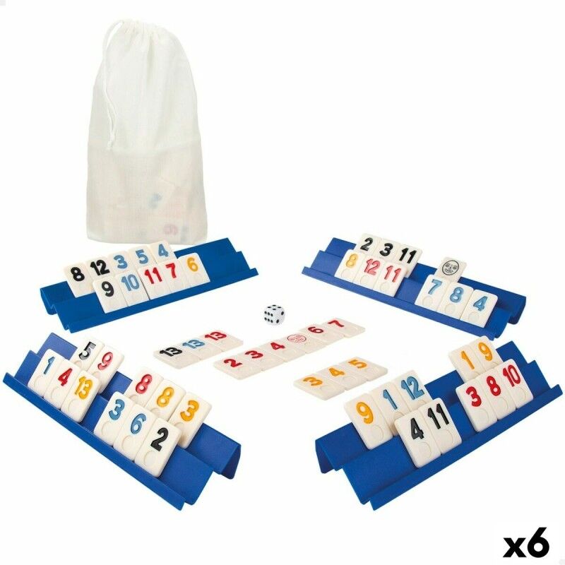 Gioco da Tavolo Colorbaby Rummi 24,5 x 3 x 6 cm (6 Unità) (112 Pezzi) Gioco da Tavolo Colorbaby Rummi 24,5 x 3 x 6 cm (6 Unità) (112 Pezzi)