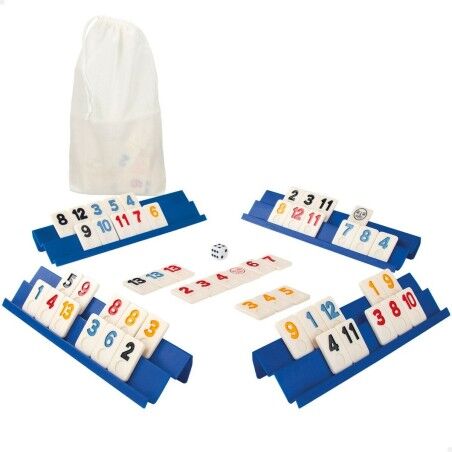 Gioco da Tavolo Colorbaby Rummi 24,5 x 3 x 6 cm (6 Unità) (112 Pezzi)