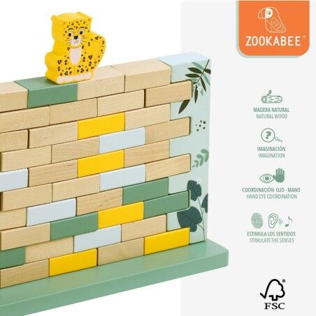 Set di Costruzioni Woomax animali 44 Pezzi (6 Unità)