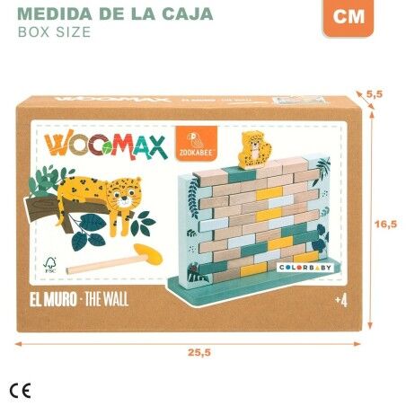 Set di Costruzioni Woomax animali 44 Pezzi (6 Unità)