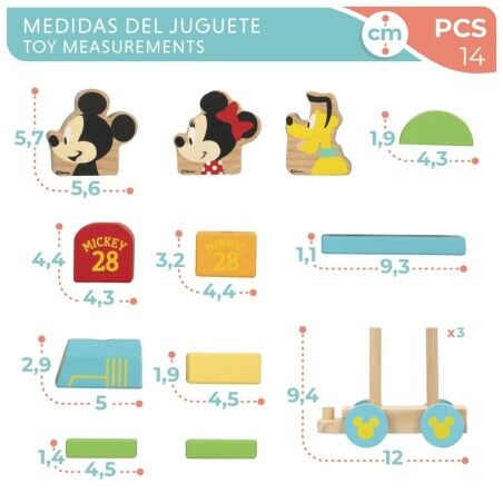 Treno Disney 14 Parti (6 Unità)