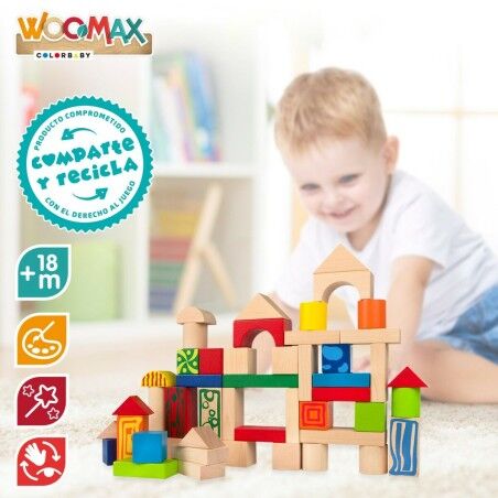 Set di Costruzioni Woomax 50 Pezzi (6 Unità)