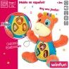 Peluche con Suono Winfun Giraffa 18 x 19 x 8,5 cm (6 Unità)