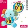 Peluche con Suono Winfun Elefante 17 x 17,5 x 10 cm (6 Unità)