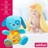 Peluche con Suono Winfun Cane 15,5 x 16,5 x 11,5 cm (6 Unità)