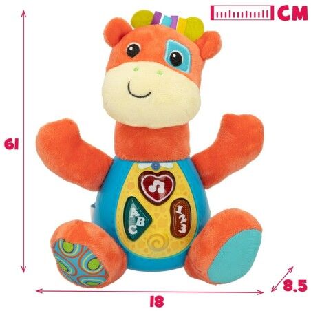 Peluche con Suono Winfun Giraffa 18 x 19 x 8,5 cm (6 Unità)