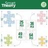 Puzzle per Bambini Colorbaby 4 in 1 174 Pezzi Fattoria 68 x 68 cm (6 Unità)