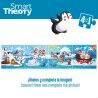 Puzzle per Bambini Colorbaby Artic 4 in 1 174 Pezzi 136 x 34 cm (6 Unità)