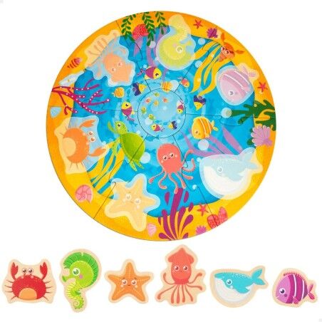 Puzzle per Bambini Lisciani Marino 13 Pezzi 33 x 1 x 32 cm (6 Unità)