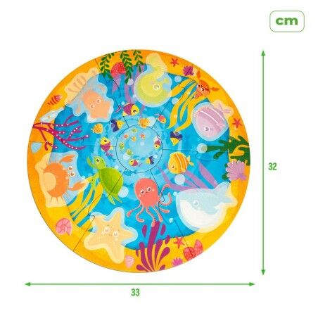 Puzzle per Bambini Lisciani Giochi 33 x 1 x 32 cm Marino 6 Pezzi 13 Pezzi (6 Unità)