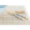 Set per Sushi DKD Home Decor 14,5 x 14,5 x 31 cm Azzurro Bianco Gres Orientale (16 Pezzi)