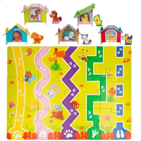 Puzzle per Bambini Lisciani Fattoria 27 Pezzi 48 x 1 x 36 cm (6 Unità)