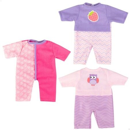 Vestiti per le bambole Colorbaby 3 Pezzi 6 Unità