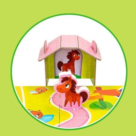 Puzzle per Bambini Lisciani Fattoria 27 Pezzi 48 x 1 x 36 cm (6 Unità)