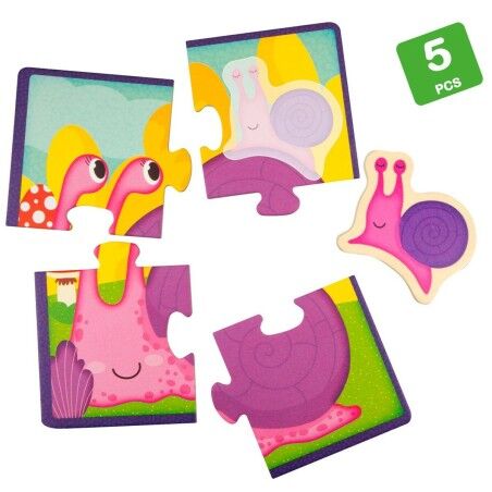 Puzzle per Bambini Lisciani animali 16 Pezzi 16 x 1 x 16 cm (6 Unità)