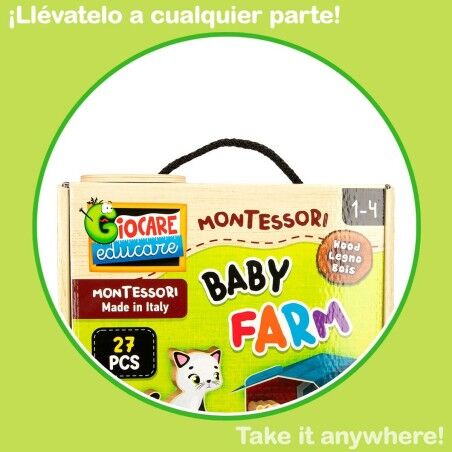 Puzzle per Bambini Lisciani Fattoria 27 Pezzi 48 x 1 x 36 cm (6 Unità)