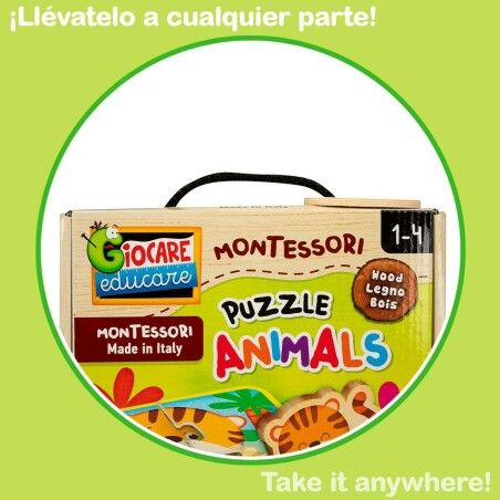 Puzzle per Bambini Lisciani animali 16 Pezzi 16 x 1 x 16 cm (6 Unità)