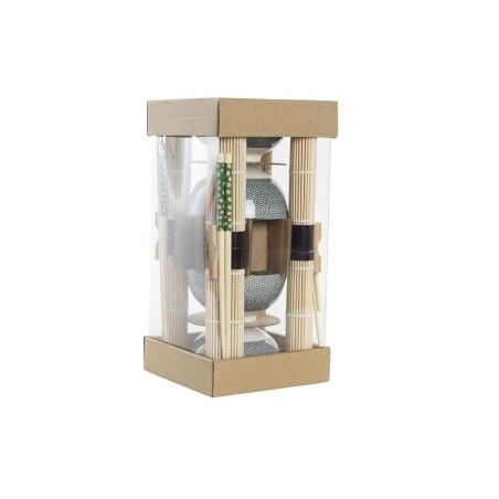 Set per Sushi DKD Home Decor 14,5 x 14,5 x 31 cm Verde Gres Orientale (16 Pezzi)