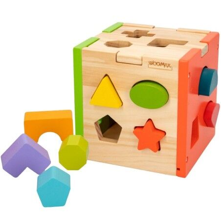 Puzzle di Legno per Bambini Woomax 15 x 15 x 15 cm (6 Unità)
