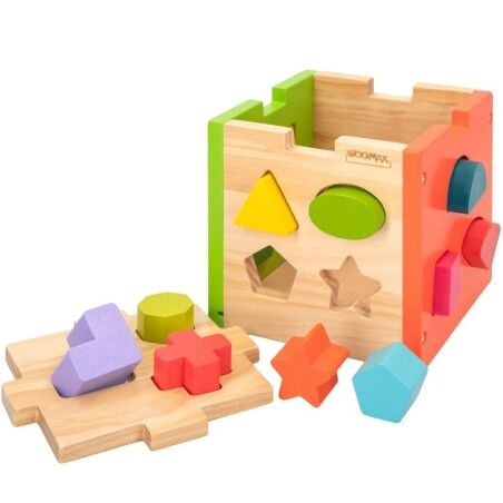 Puzzle di Legno per Bambini Woomax 15 x 15 x 15 cm (6 Unità)