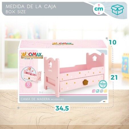 Letto Woomax Rosa 4 Unità 31 x 20 x 16 cm