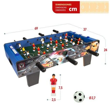 Calcio Balilla da Tavolo CB Games 69 x 24 x 37 cm (2 Unità)