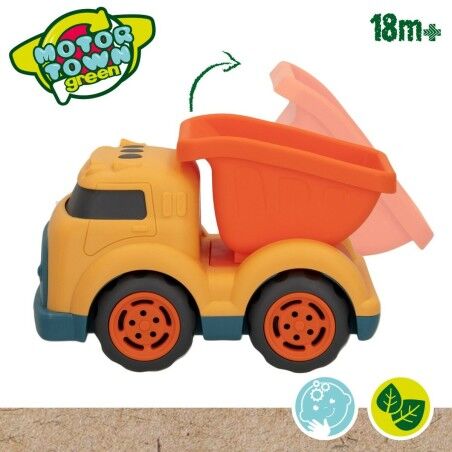 Set Mezzi da Cantiere Motor Town 17,5 x 11 x 11 cm (4 Unità)