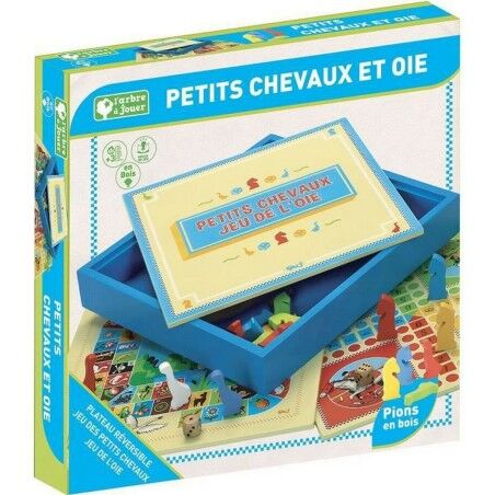 Gioco da Tavolo L´Arbre a Jouer Little Horsesan Goose Games